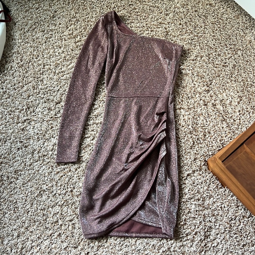 Windsor size small one shoulder mini dress